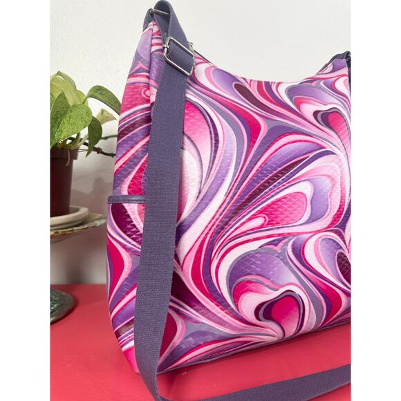 Y2K Psychedelic Swirl Crossbody Shoulder Bag - Picture 5 of 16